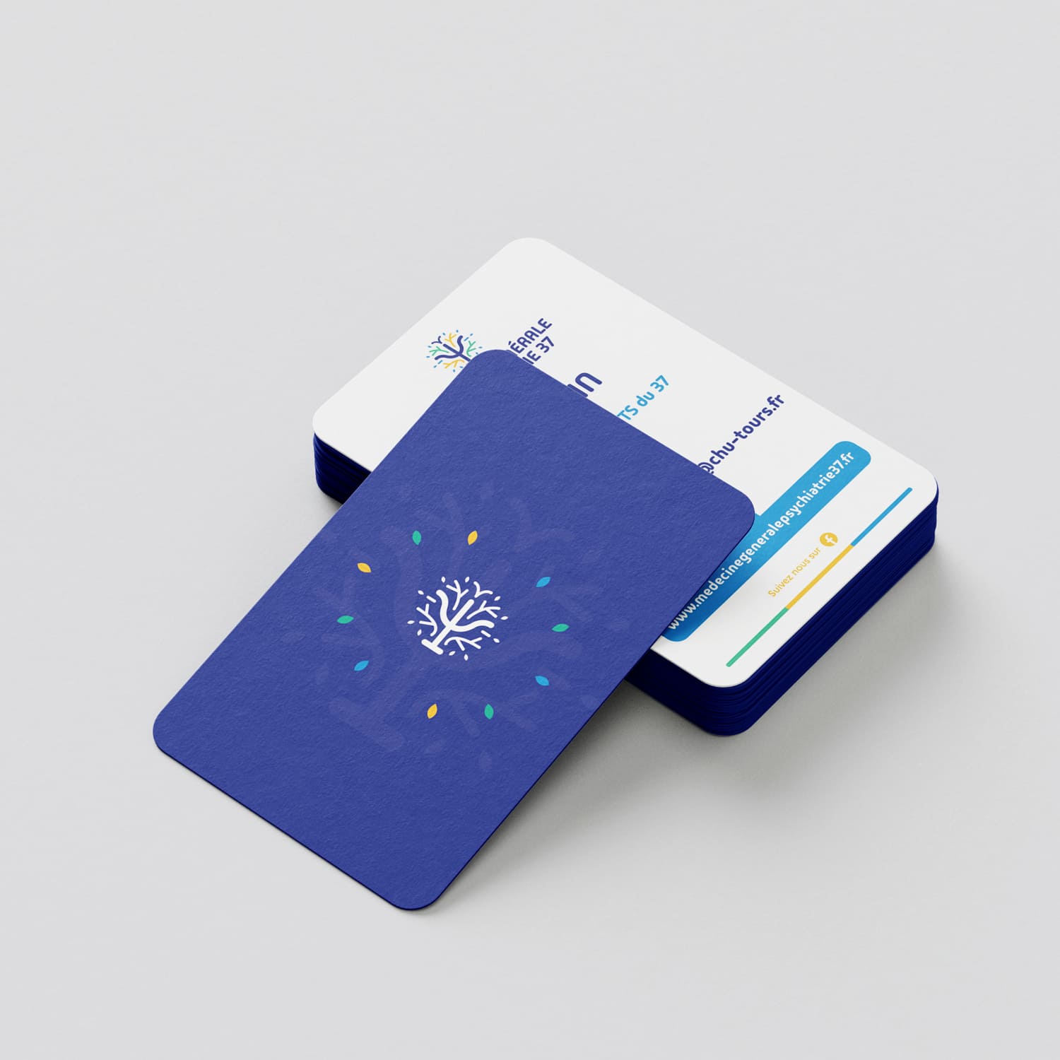 Médecine Générale et Psychiatrie 37 - Mockup Carte de visite