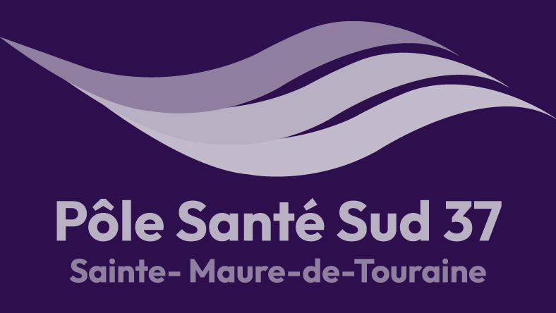 Pôle Santé Sud 37 - Logo blanc