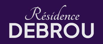 Résidence DEBROU - Logo blanc
