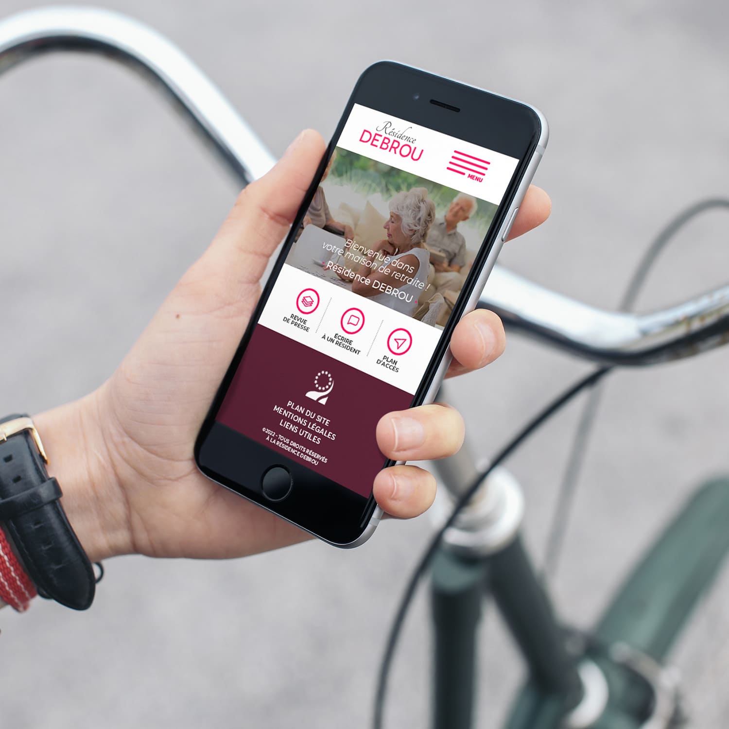 Résidence DEBROU - Version smartphone