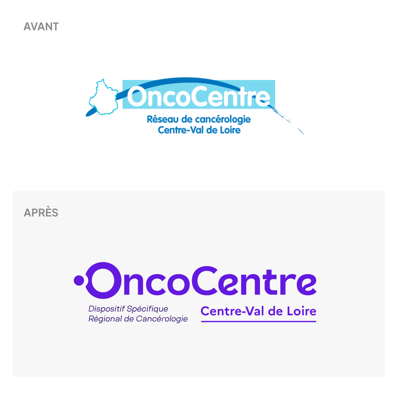 OncoCentre CVL - Logo Avant Après