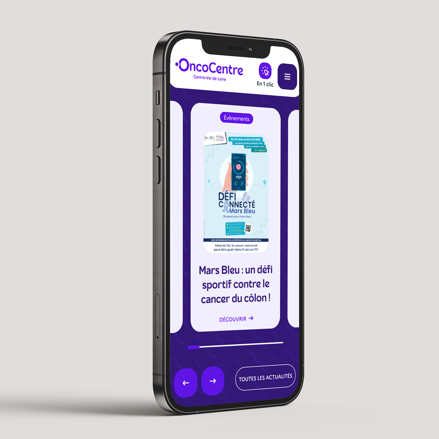 OncoCentre CVL - Version Smartphone 2